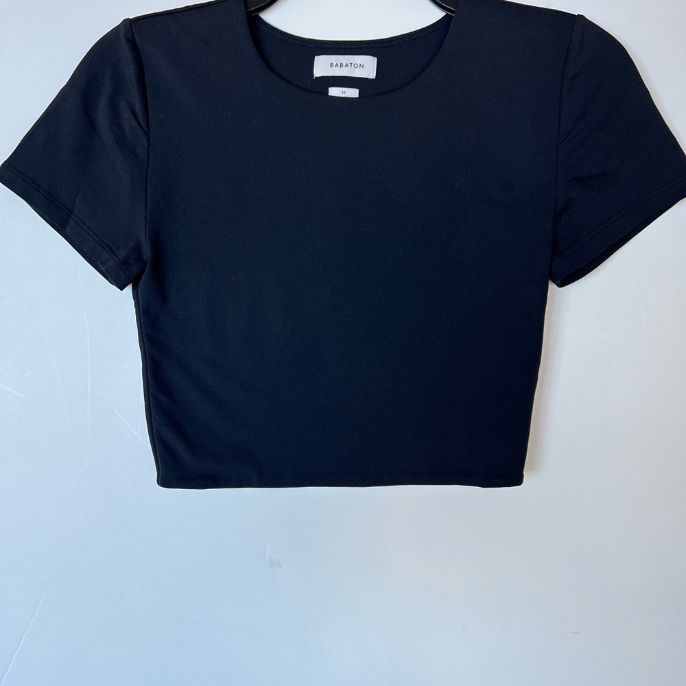 Babaton Contour Crew Cropped T-Shirt - Picture 4 of 8